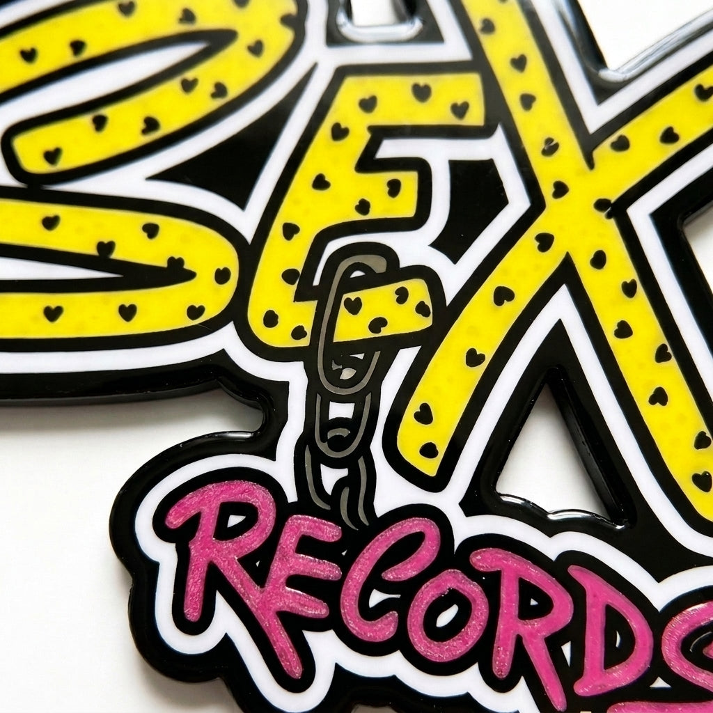 Sex Records Epoxy Piece