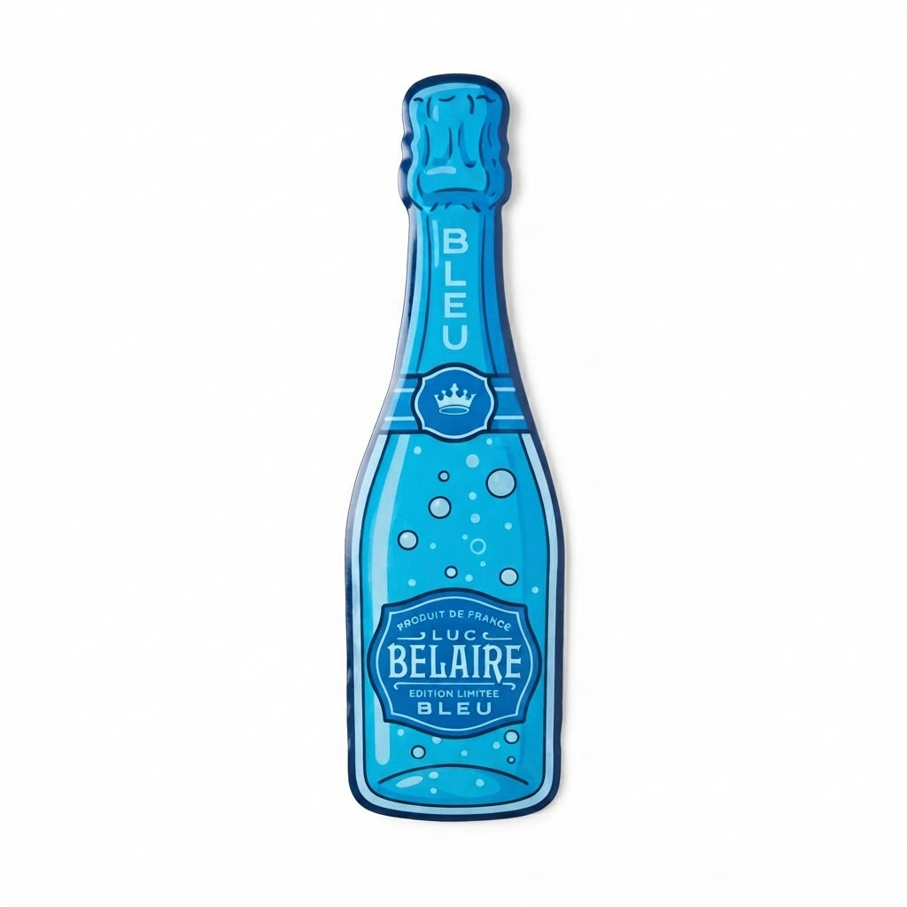 Belaire Bleu Epoxy Piece