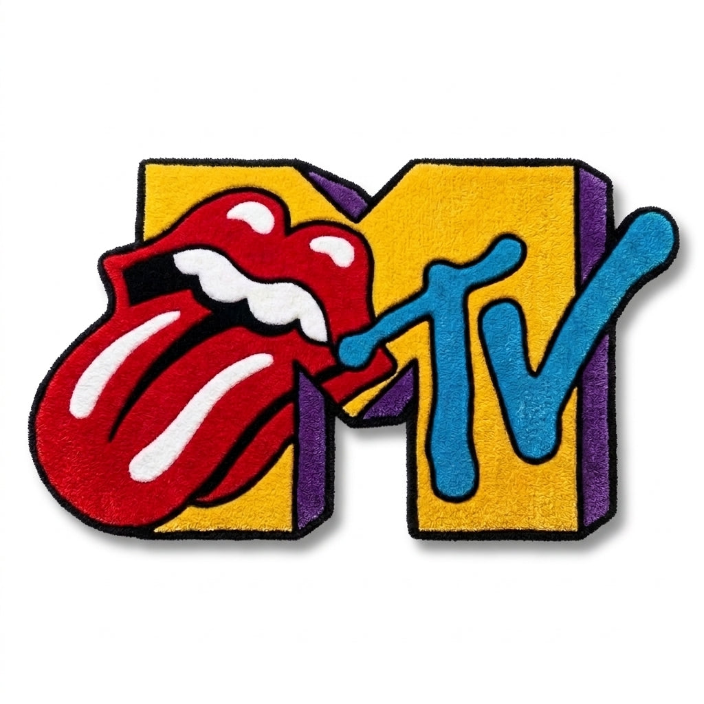 Mtv Rolling Stones Tufted Rug