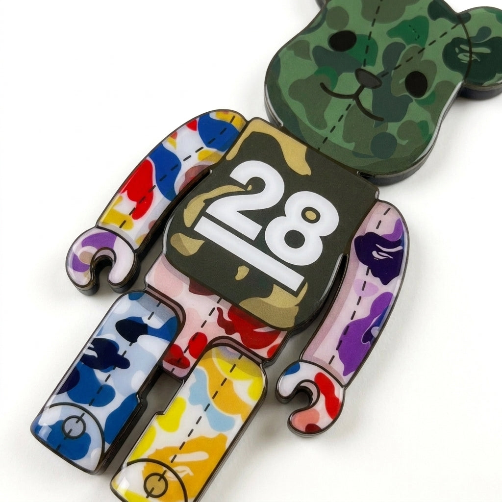 Bear 28th Anniversary Epoxy Piece