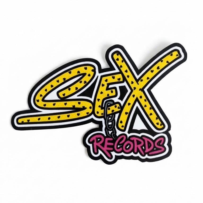 Chrome “Sex Records” Sticker