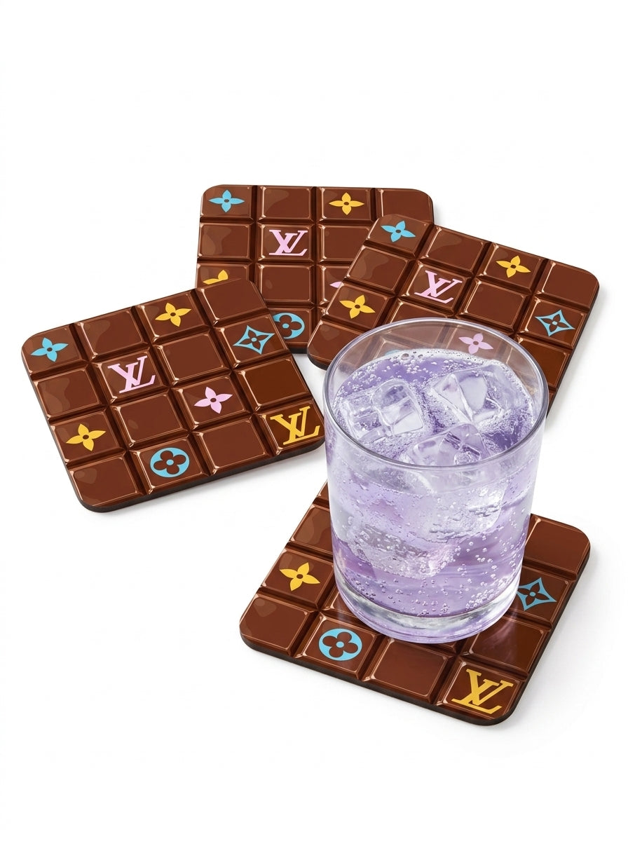 LV Chocolate Coaster