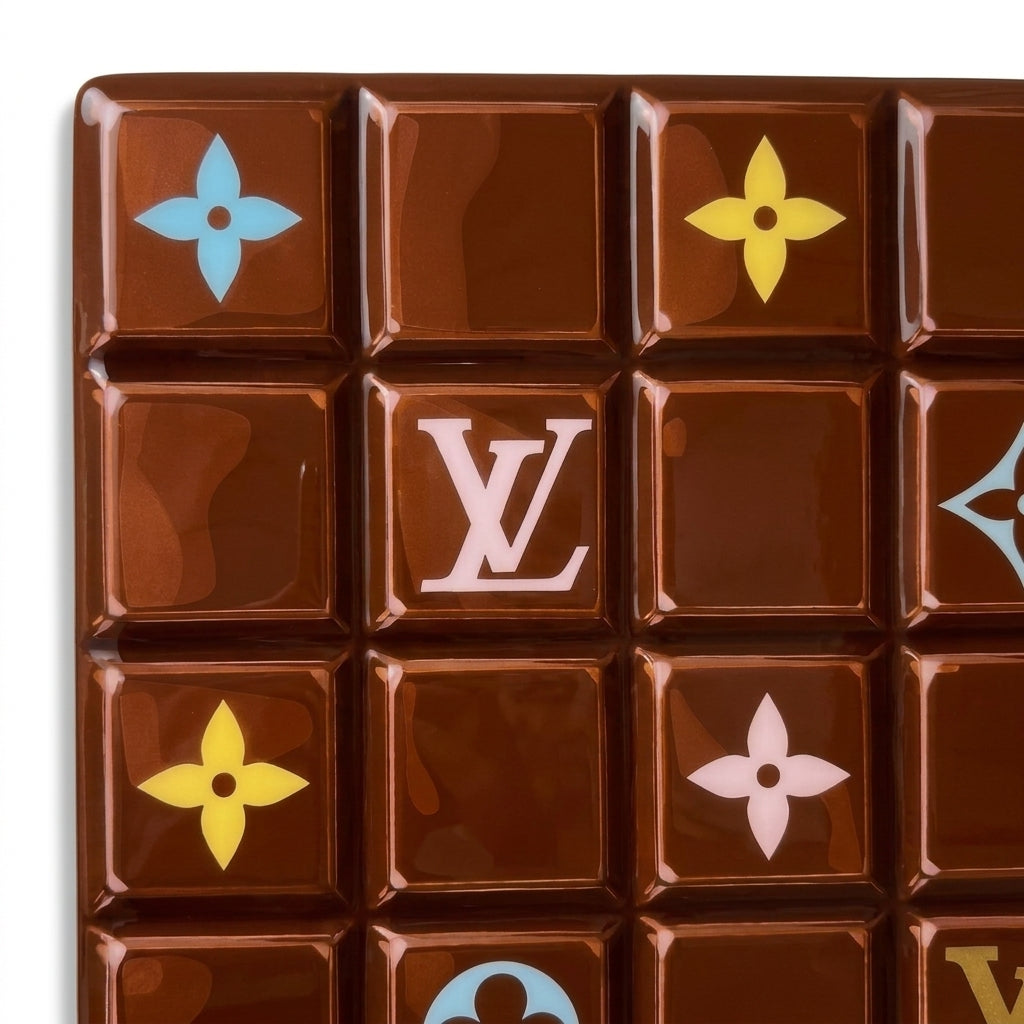 Lv Chocolate Epoxy Piece