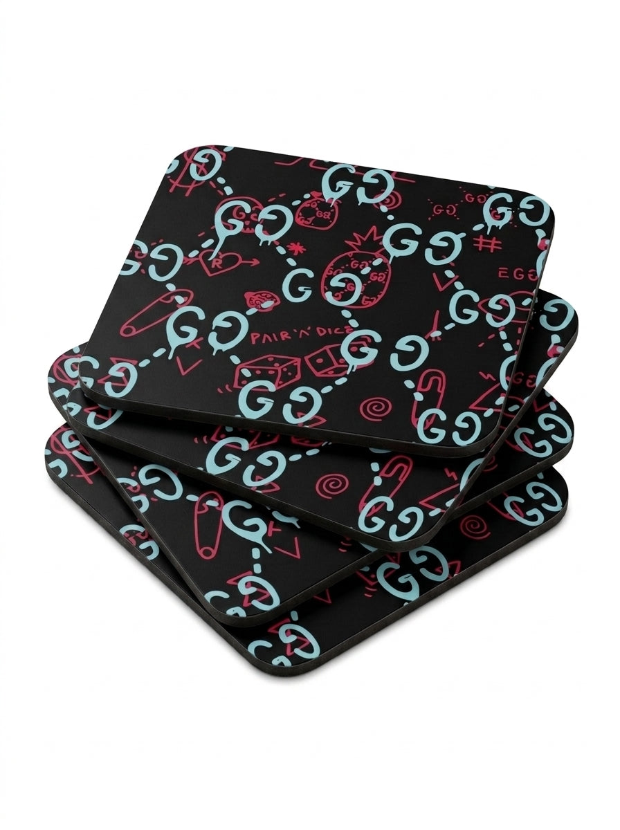 GG Ghost Coaster Set
