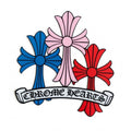 Chrome Crosses Sticker