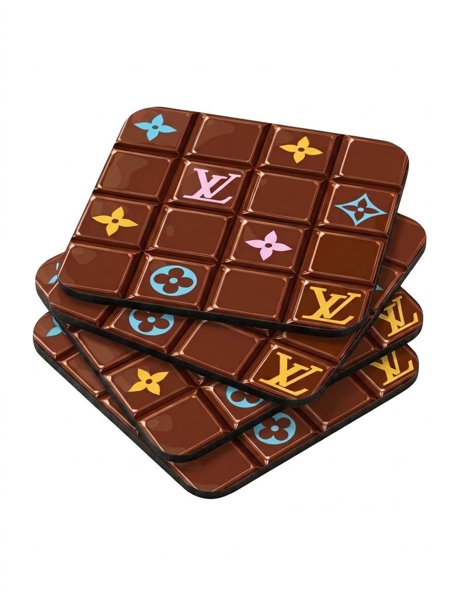 LV Chocolate Coaster