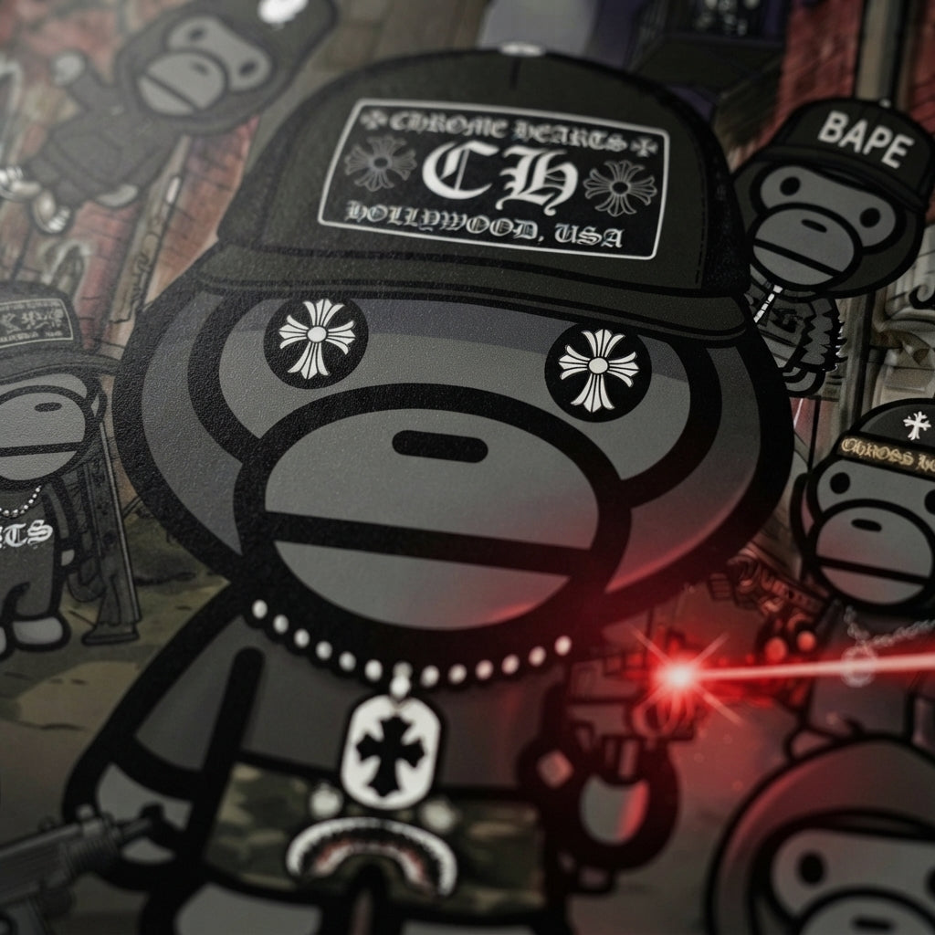 Bape x Chrome Poster