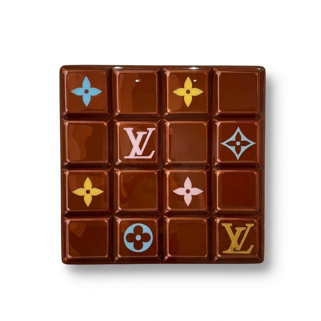 Lv Chocolate Epoxy Piece