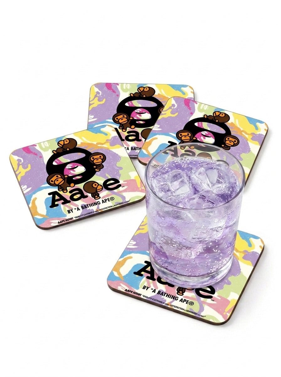 Aape Multicolor Coaster Set