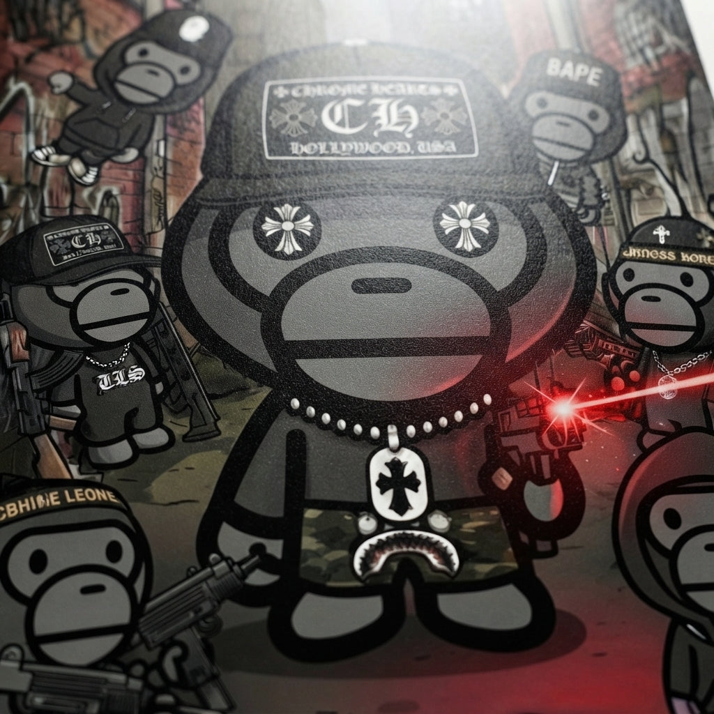Bape x Chrome Poster
