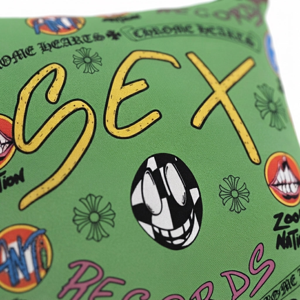 Sex Records Cushion